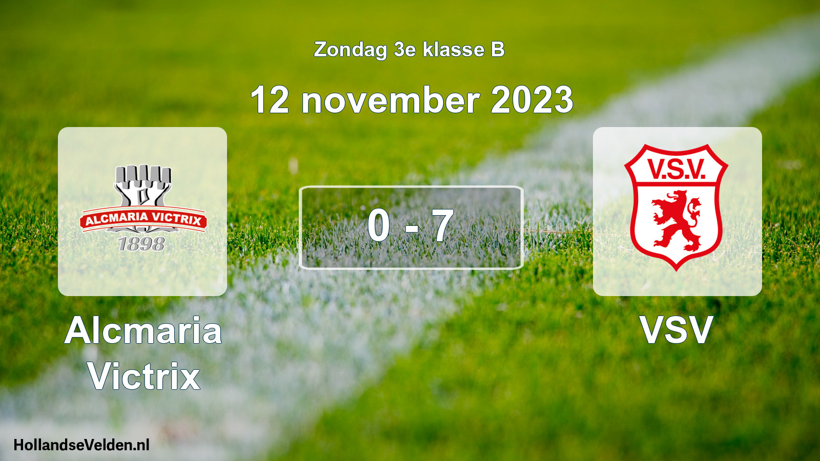 Total number of matches played: Alcmaria Victrix - VSV 0 - 7 (12 November 2023)