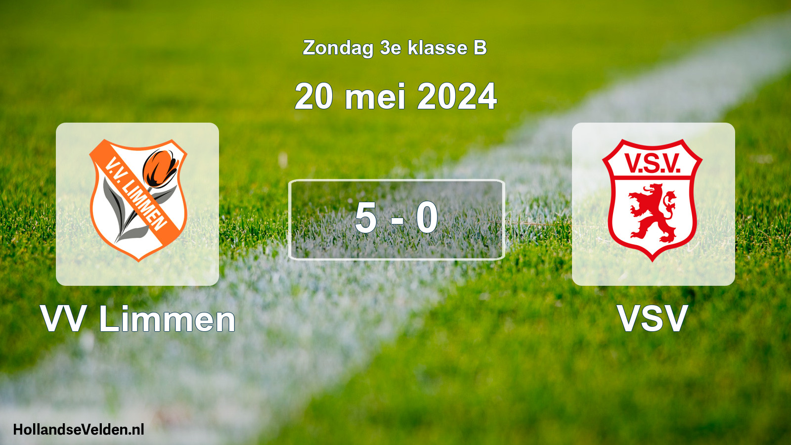 Total number of matches played: VV Limmen - VSV 5 - 0 (20 May 2024)