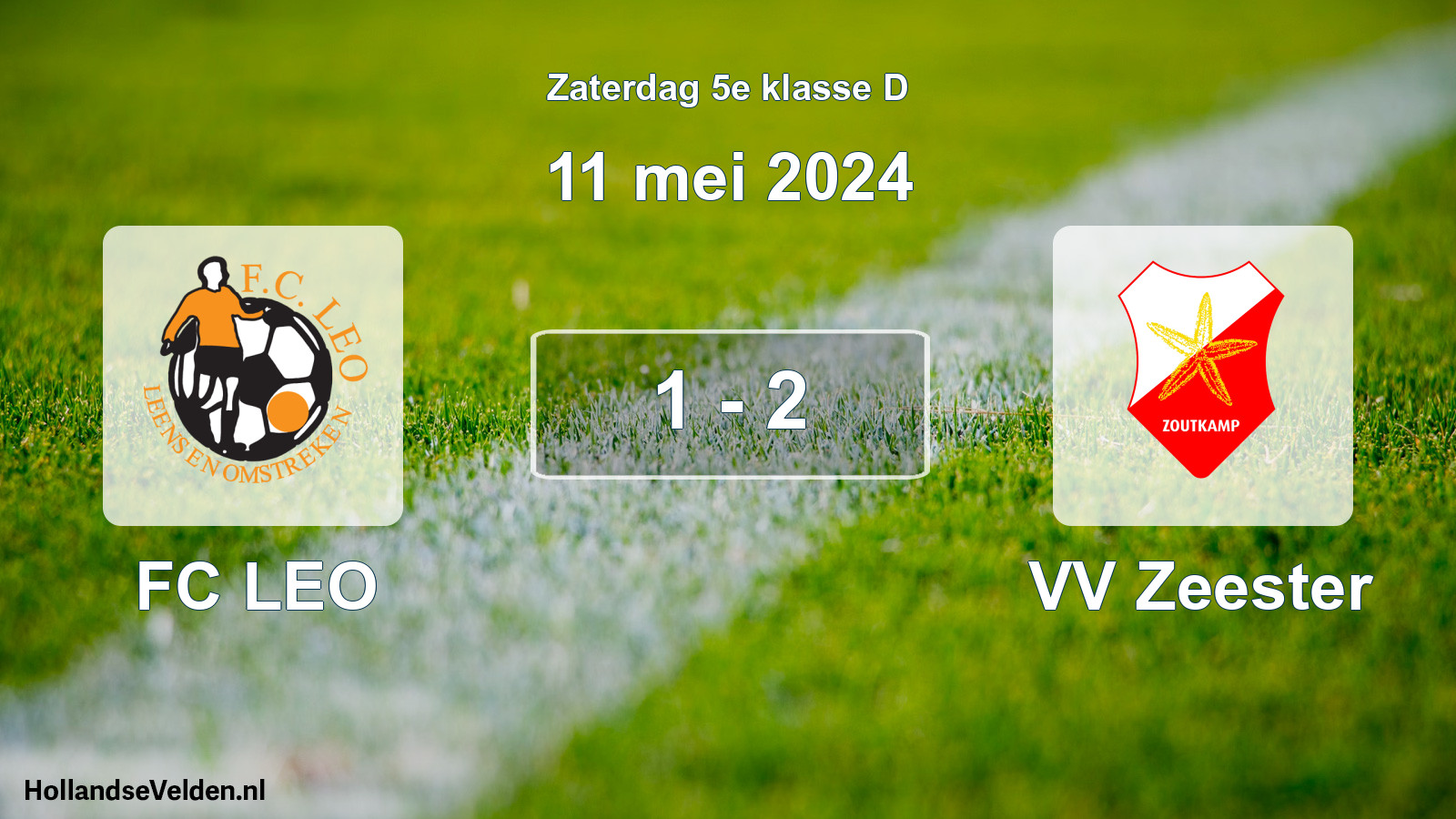 Total number of matches played: FC LEO - VV Zeester 1 - 2 (11 May 2024)