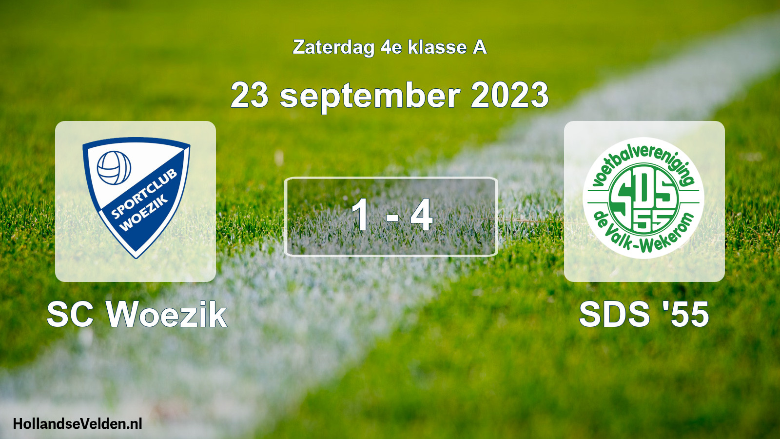 Total number of matches played: SC Woezik - SDS '55 1 - 4 (23 September 2023)