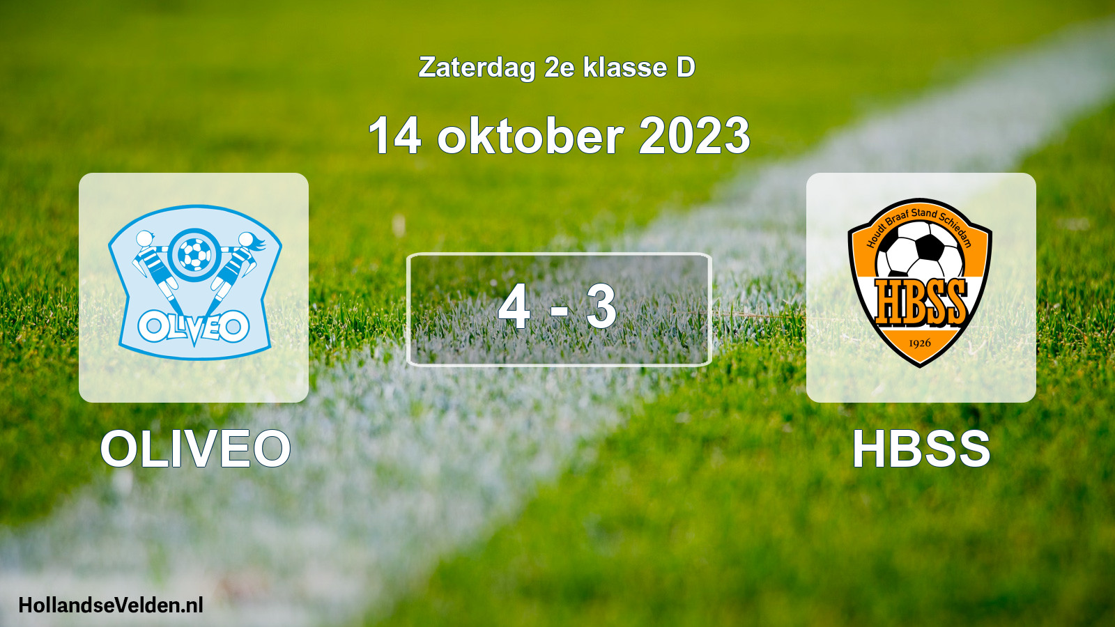 Total number of matches played: OLIVEO - HBSS 4 - 3 (14 October 2023)