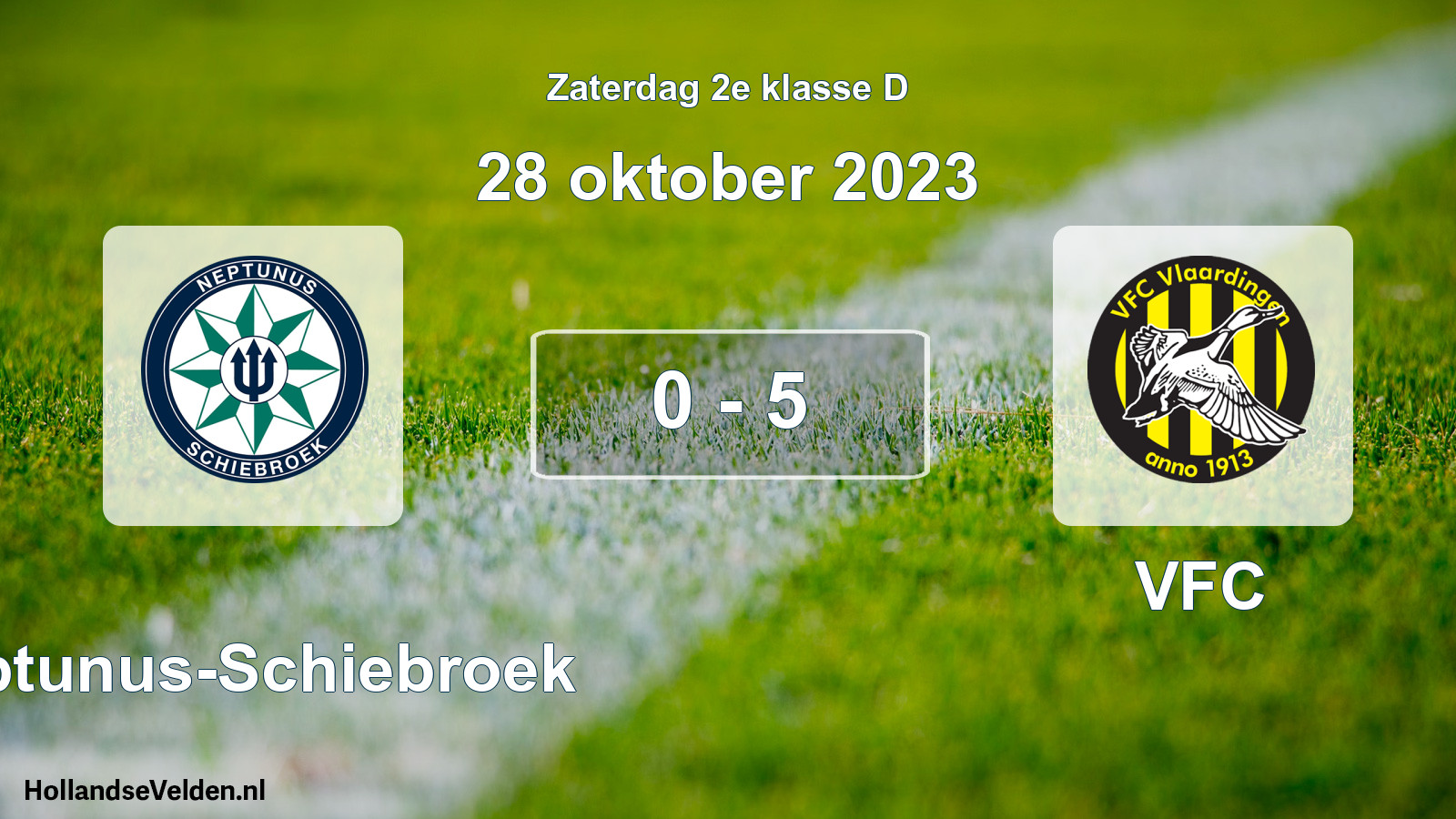 Total number of matches played: Neptunus-Schiebroek - VFC 0 - 5 (28 October 2023)