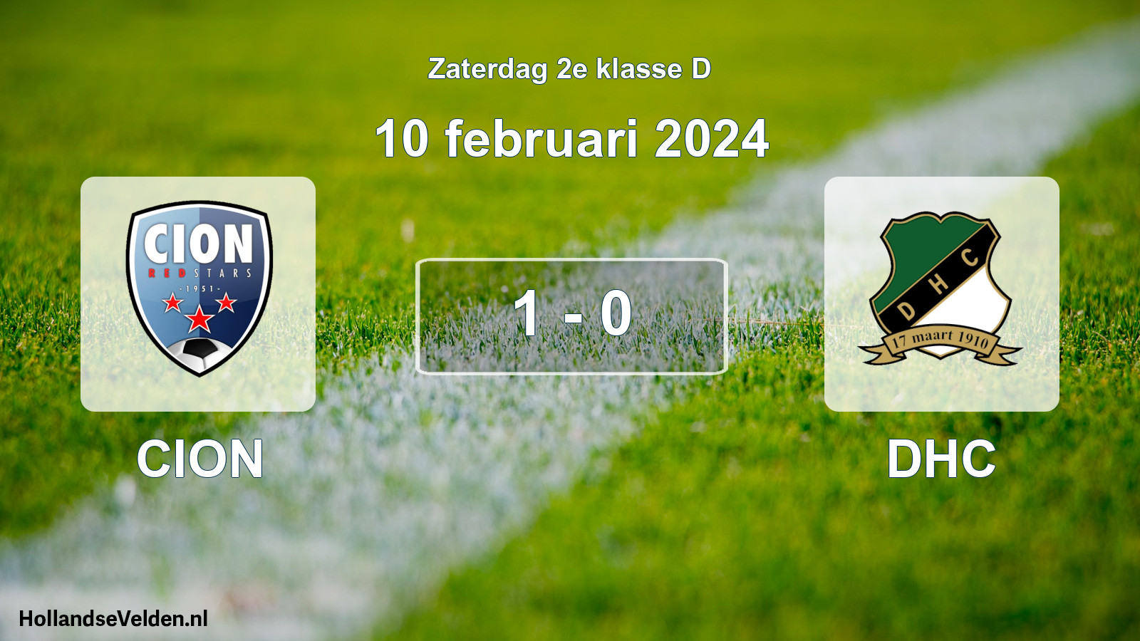 Total number of matches played: CION - DHC 1 - 0 (10 February 2024)