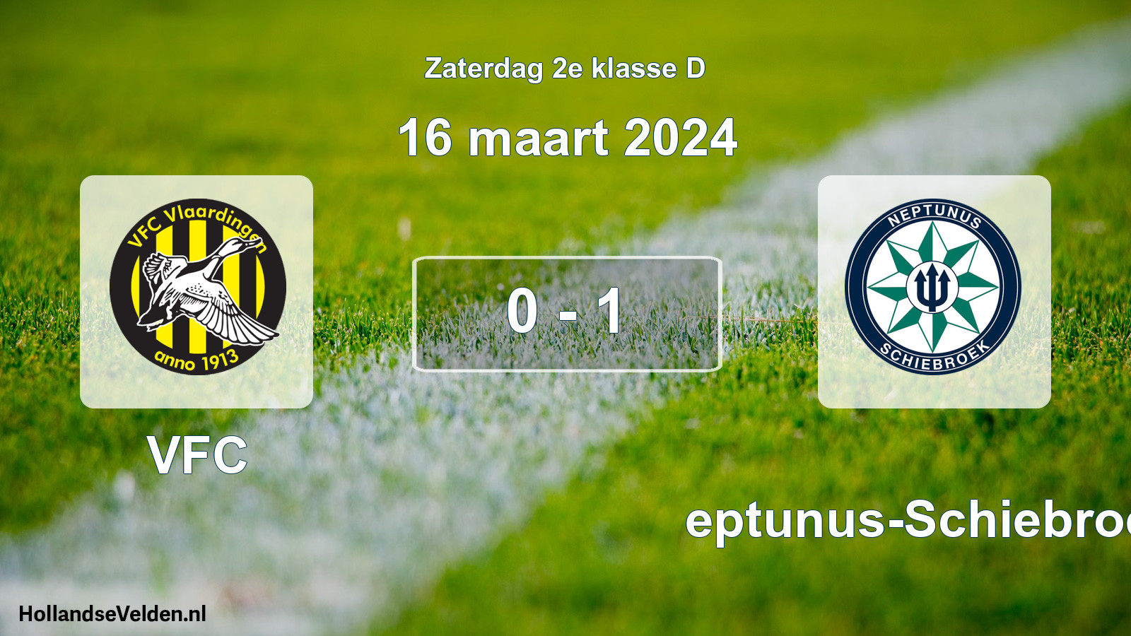 Total number of matches played: VFC - Neptunus-Schiebroek 0 - 1 (16 March 2024)