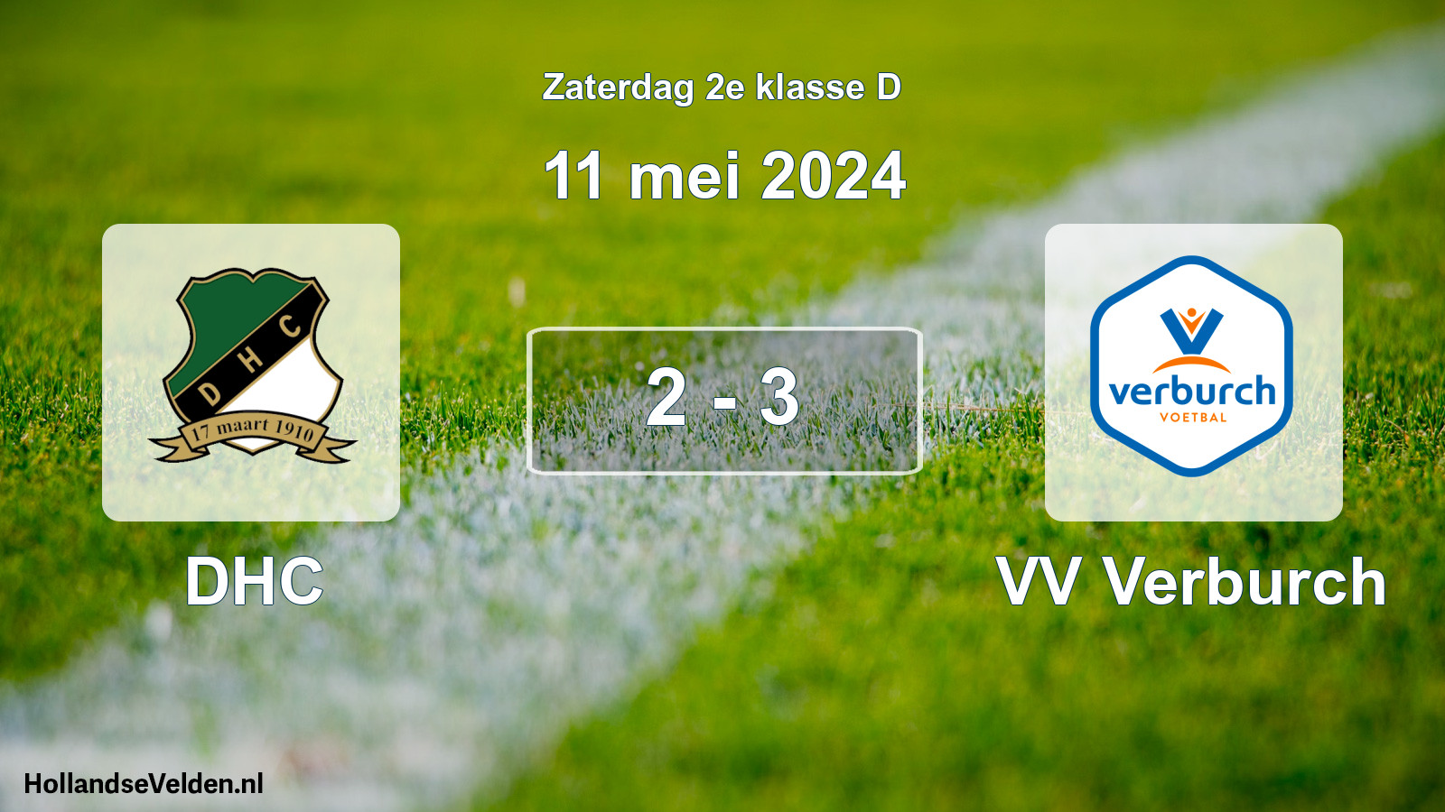Total number of matches played: DHC - VV Verburch 2 - 3 (11 May 2024)