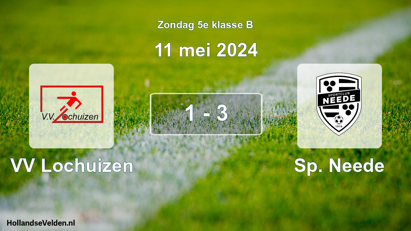 Total number of matches played: VV Lochuizen - Sp. Neede 1 - 3 (11 May 2024)