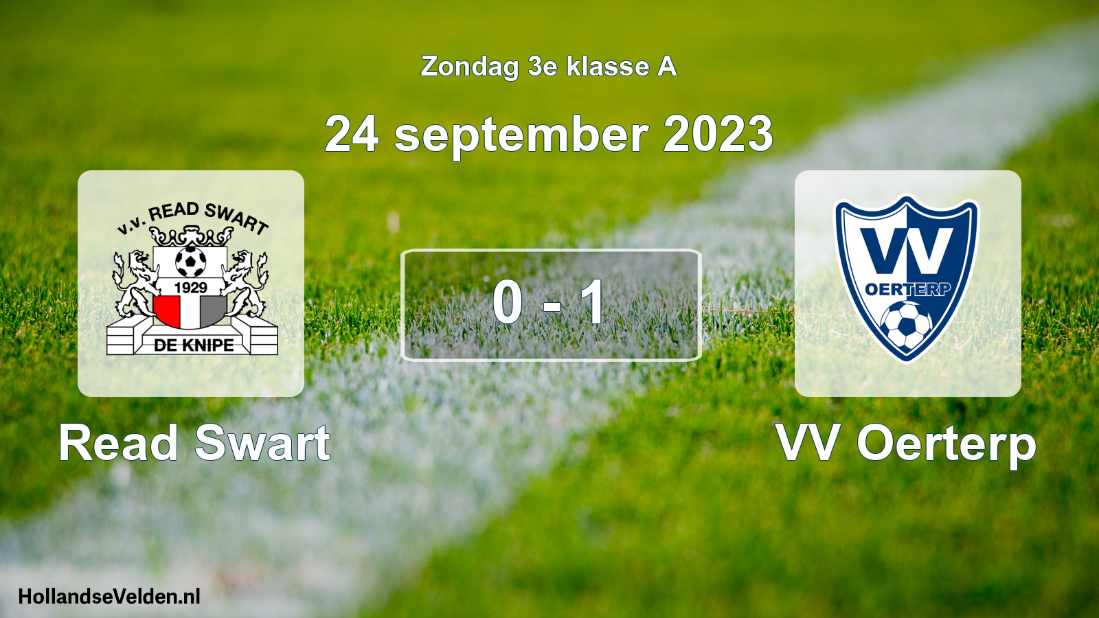 Total number of matches played: Read Swart - VV Oerterp 0 - 1 (24 September 2023)