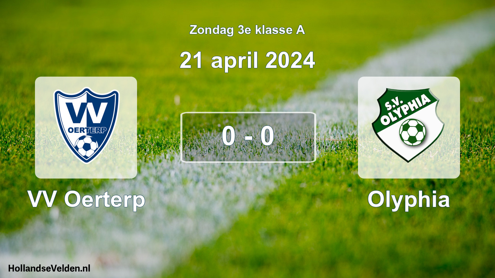 Total number of matches played: VV Oerterp - Olyphia 0 - 0 (21 April 2024)