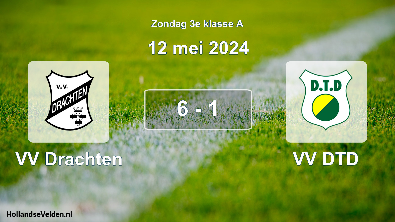 Total number of matches played: VV Drachten - VV DTD 6 - 1 (12 May 2024)