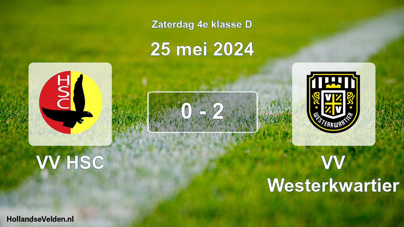 Total number of matches played: VV HSC - VV Westerkwartier 0 - 2 (25 May 2024)