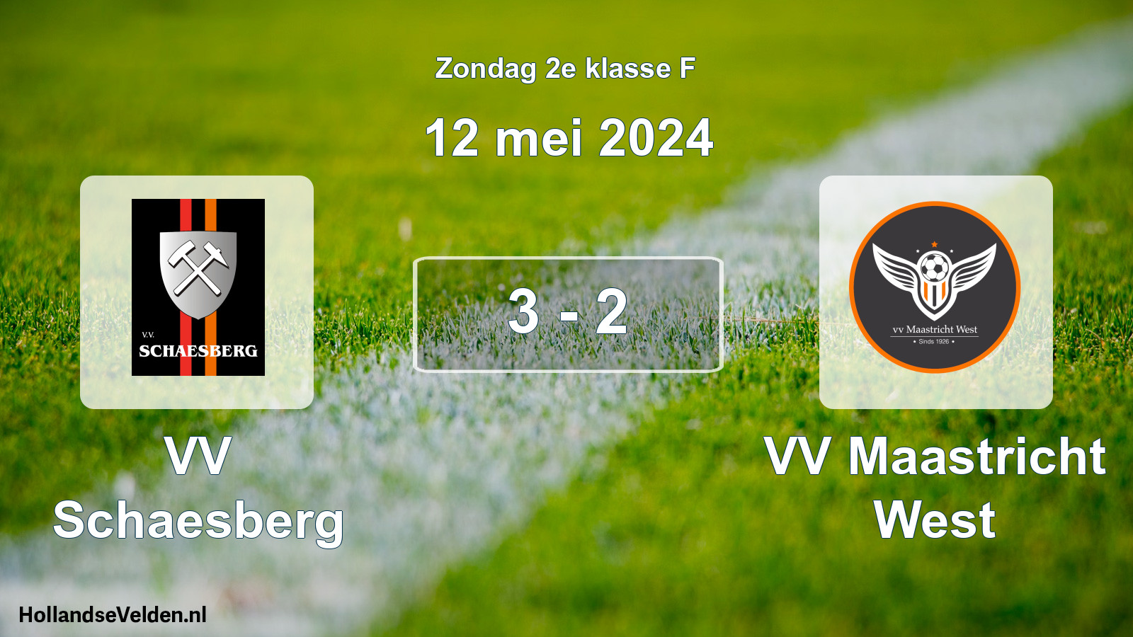 Total number of matches played: VV Schaesberg - VV Maastricht West 3 - 2 (12 May 2024)
