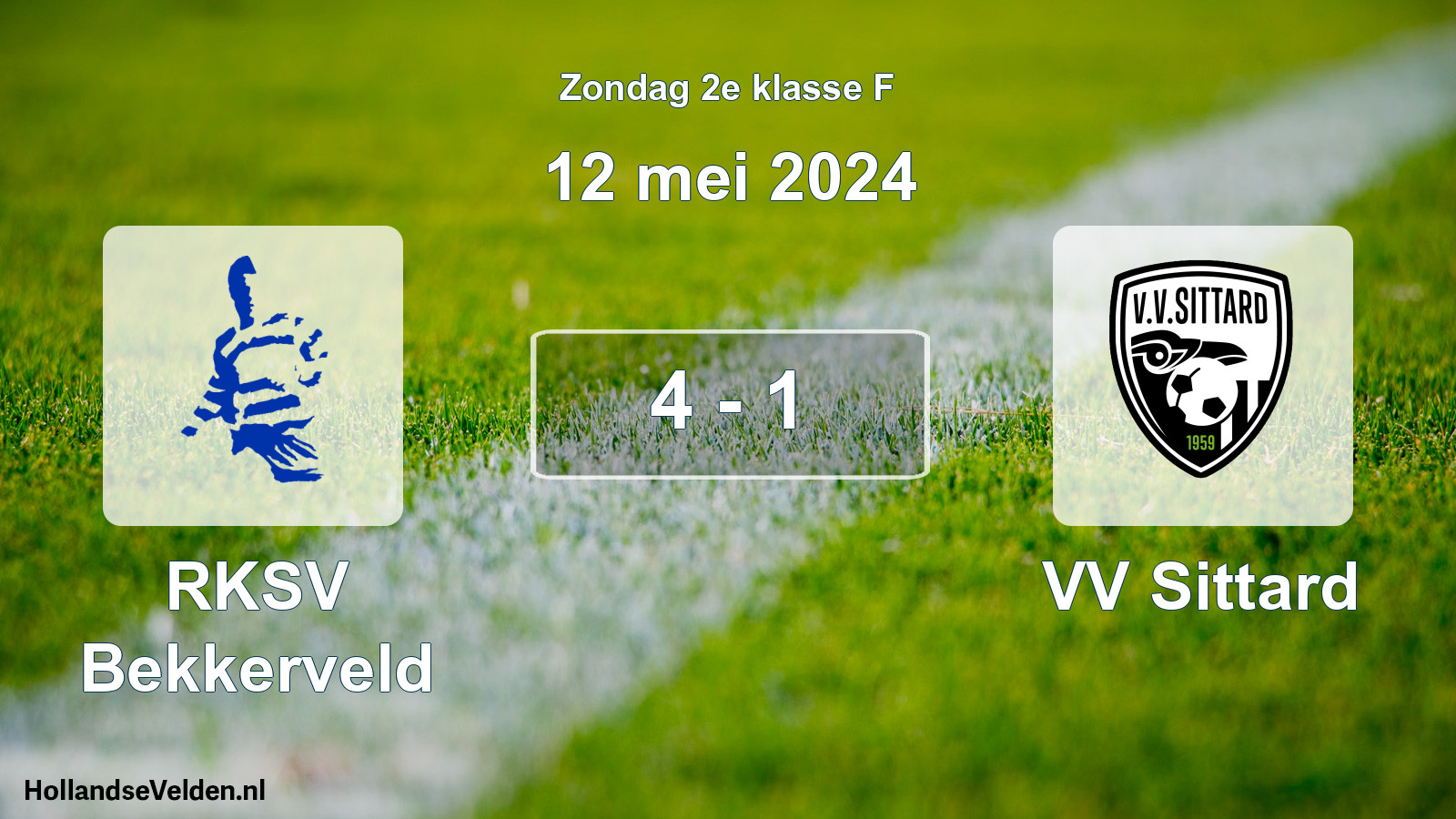 Total number of matches played: RKSV Bekkerveld - VV Sittard 4 - 1 (12 May 2024)