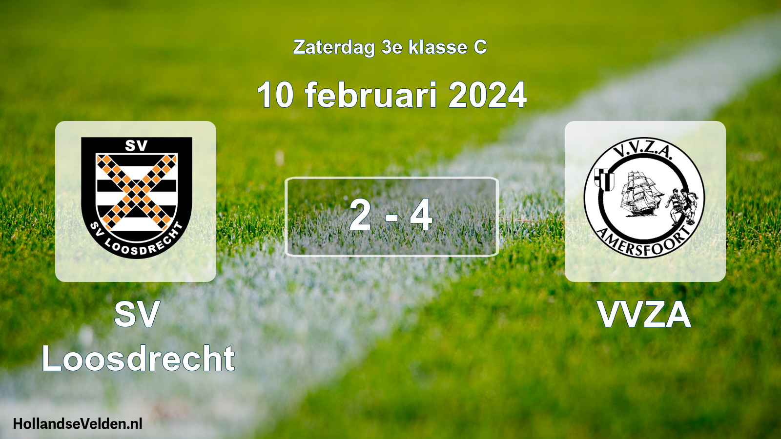 Total number of matches played: SV Loosdrecht - VVZA 2 - 4 (10 February 2024)