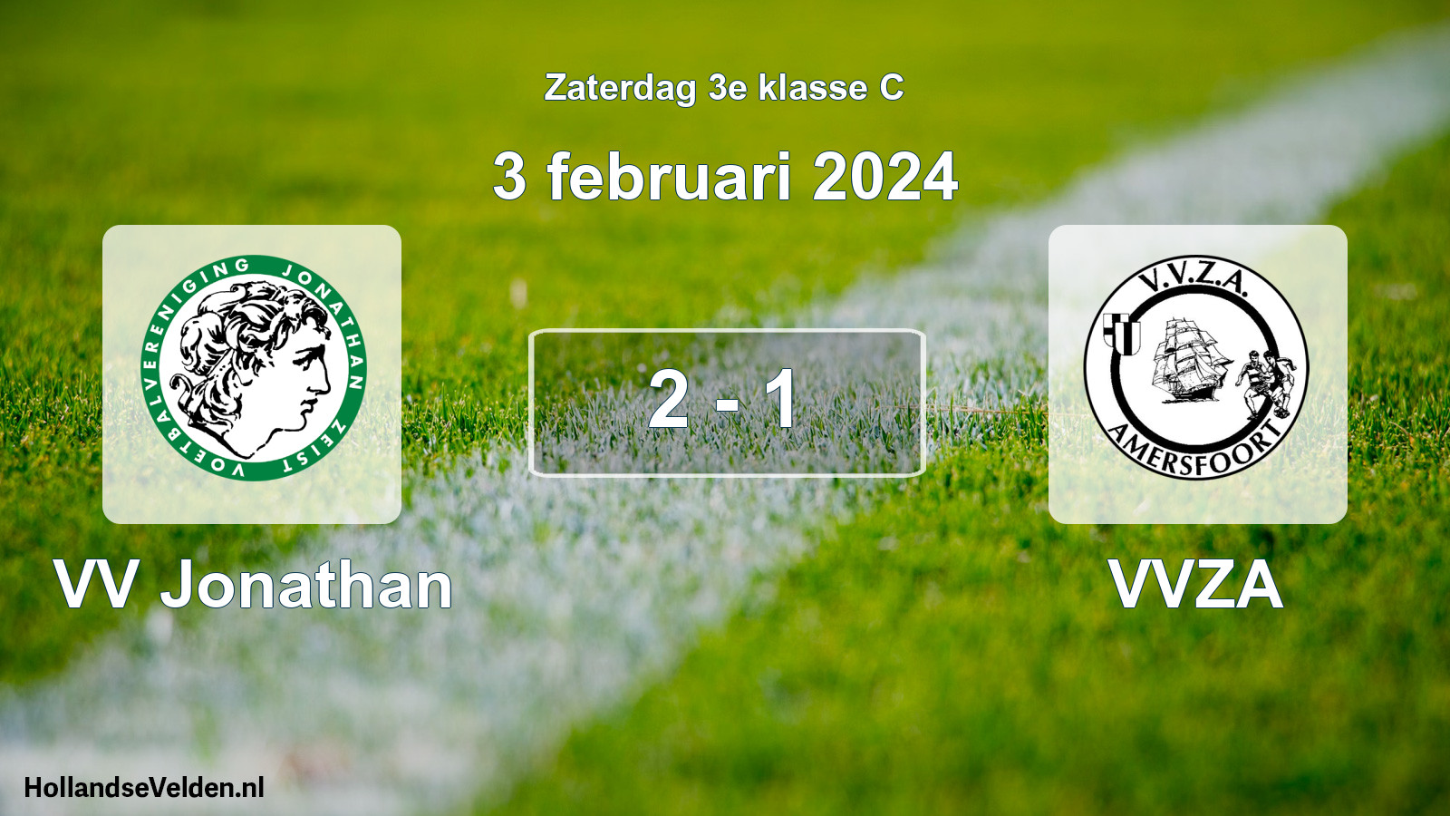 Total number of matches played: VV Jonathan - VVZA 2 - 1 (3 February 2024)