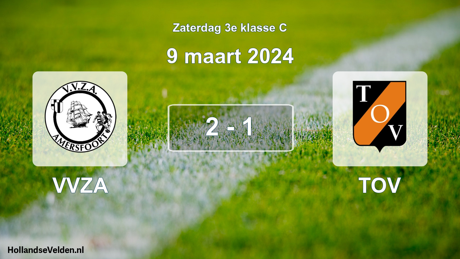 Total number of matches played: VVZA - TOV 2 - 1 (9 March 2024)