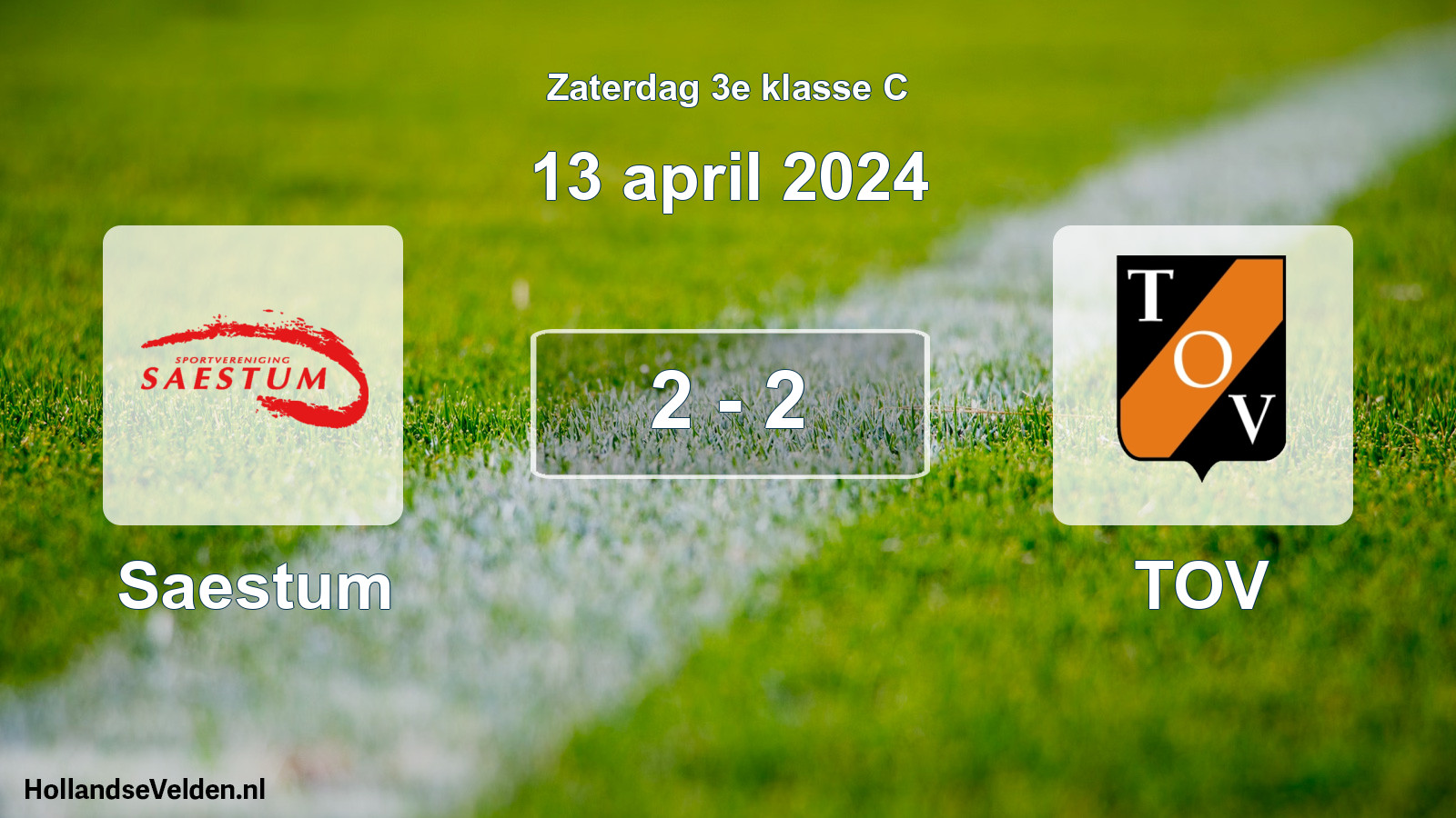Total number of matches played: Saestum - TOV 2 - 2 (13 April 2024)