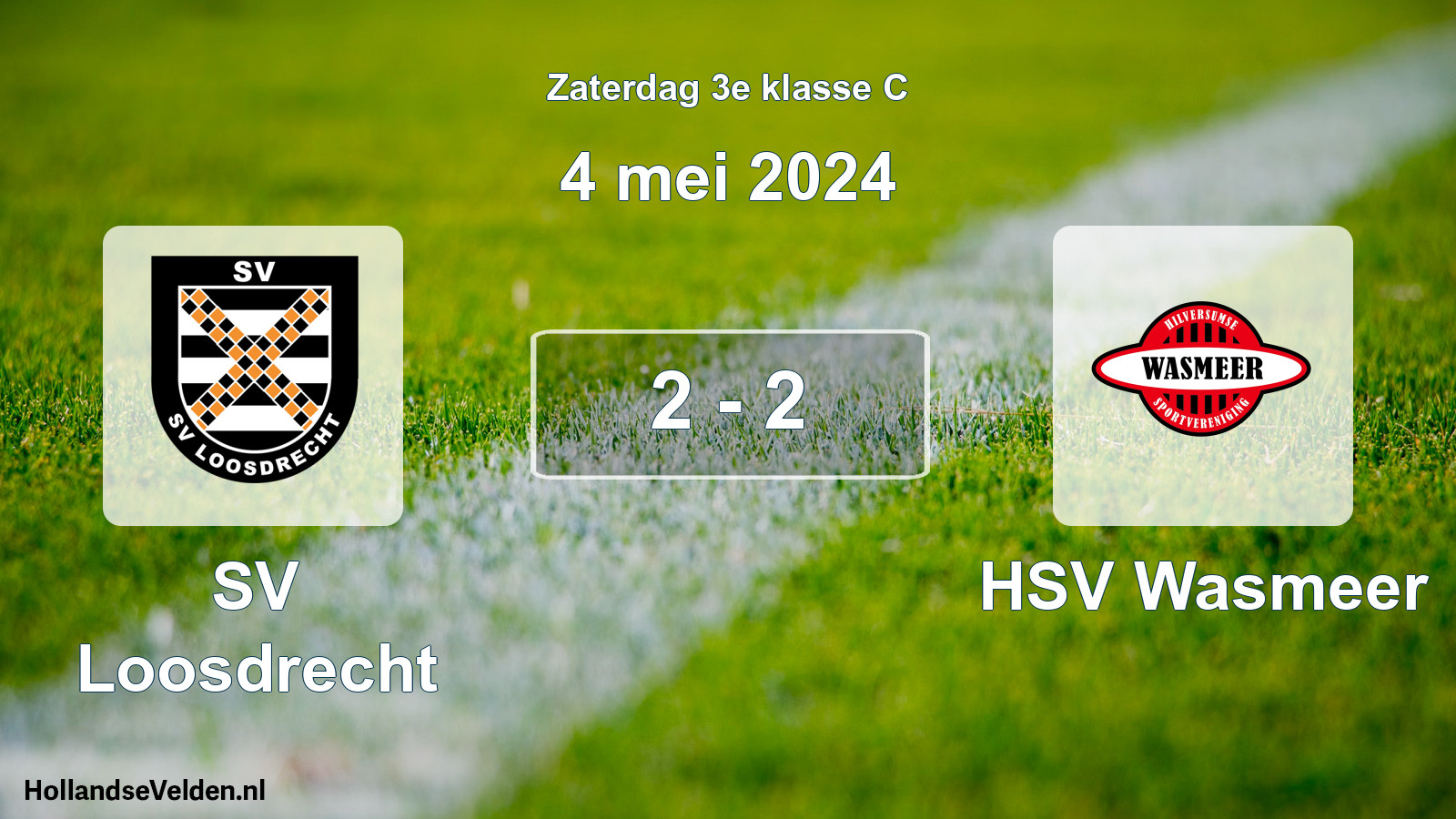 Total number of matches played: SV Loosdrecht - HSV Wasmeer 2 - 2 (4 May 2024)