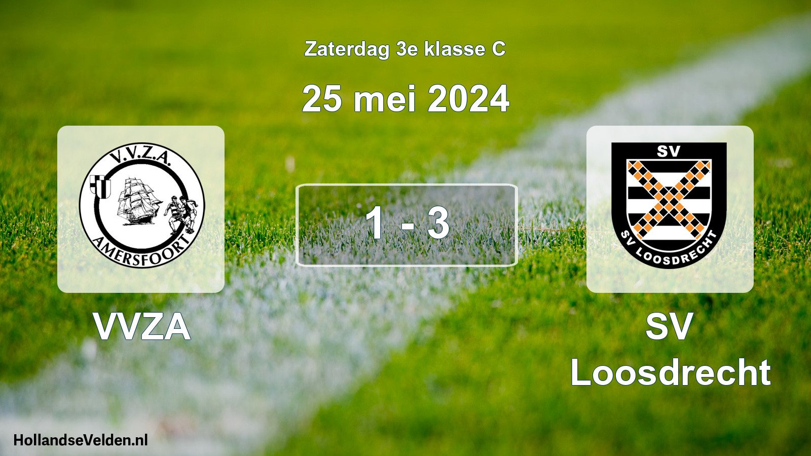 Total number of matches played: VVZA - SV Loosdrecht 1 - 3 (25 May 2024)