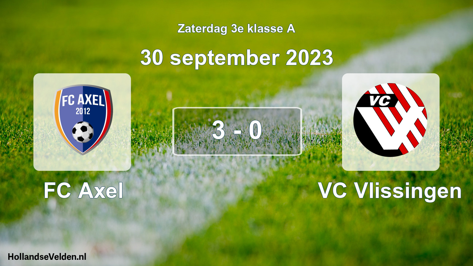 Total number of matches played: FC Axel - VC Vlissingen 3 - 0 (30 September 2023)