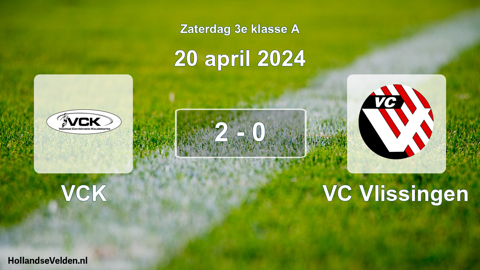 Total number of matches played: VCK - VC Vlissingen 2 - 0 (20 April 2024)