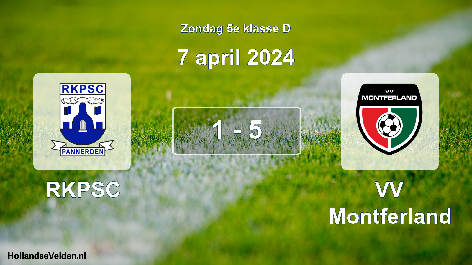 Total number of matches played: RKPSC - VV Montferland 1 - 5 (7 April 2024)