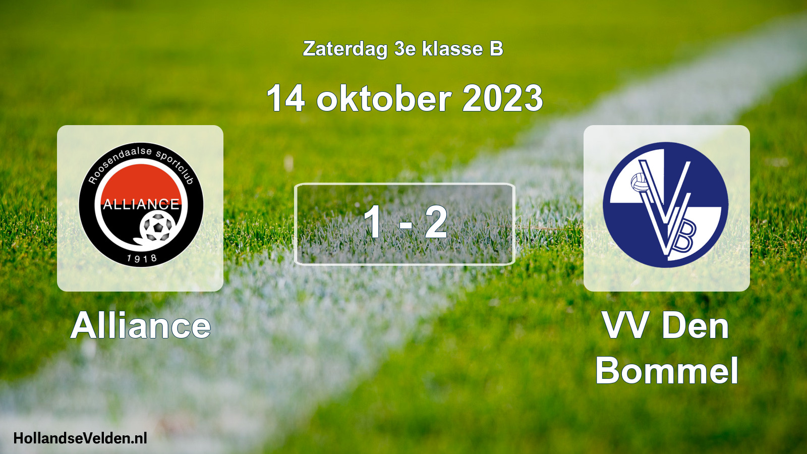 Total number of matches played: Alliance - VV Den Bommel 1 - 2 (14 October 2023)