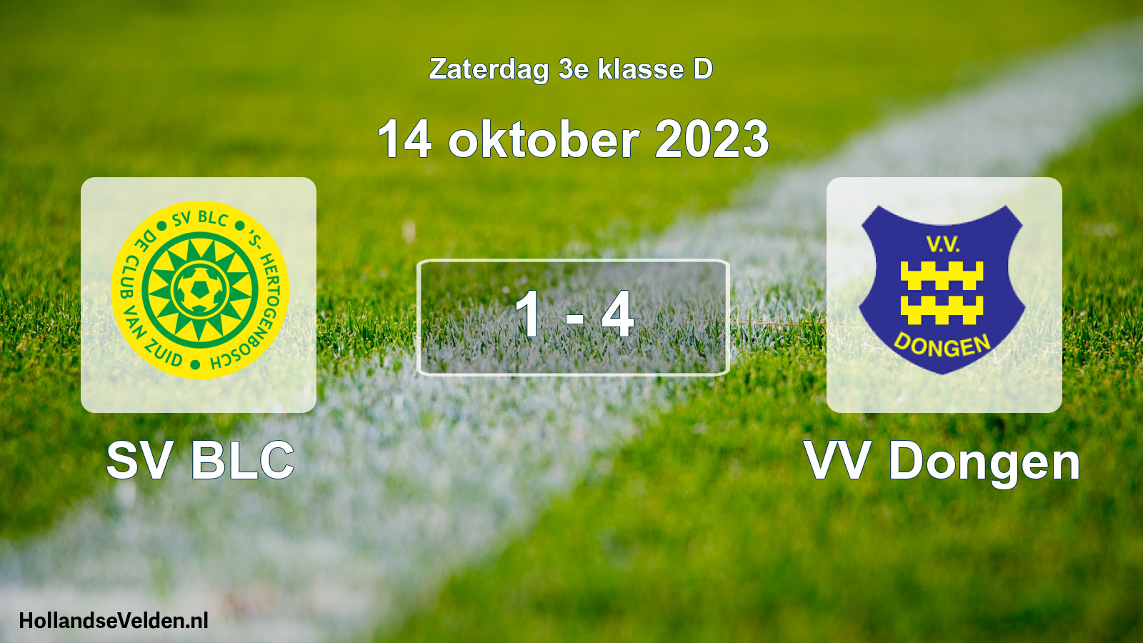 Total number of matches played: SV BLC - VV Dongen 1 - 4 (14 October 2023)