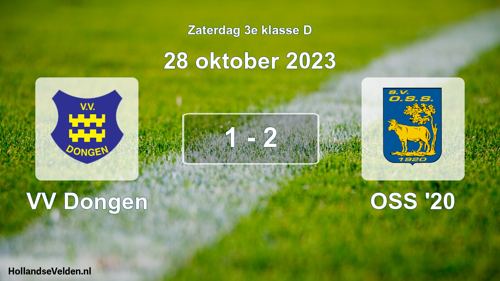 Total number of matches played: VV Dongen - OSS '20 1 - 2 (28 October 2023)