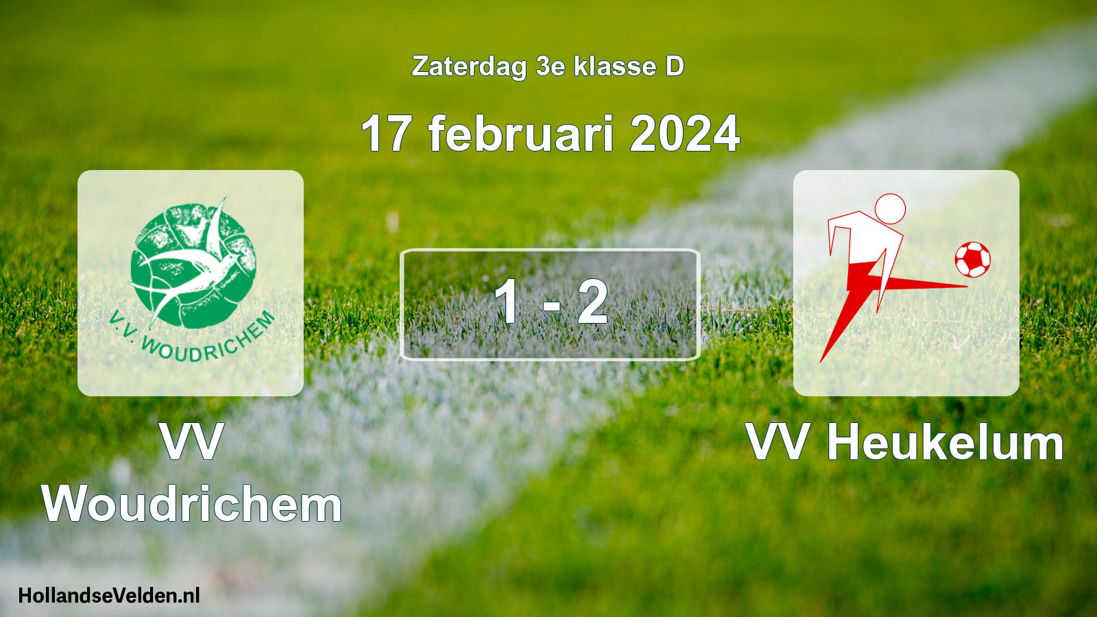 Total number of matches played: VV Woudrichem - VV Heukelum 1 - 2 (17 February 2024)