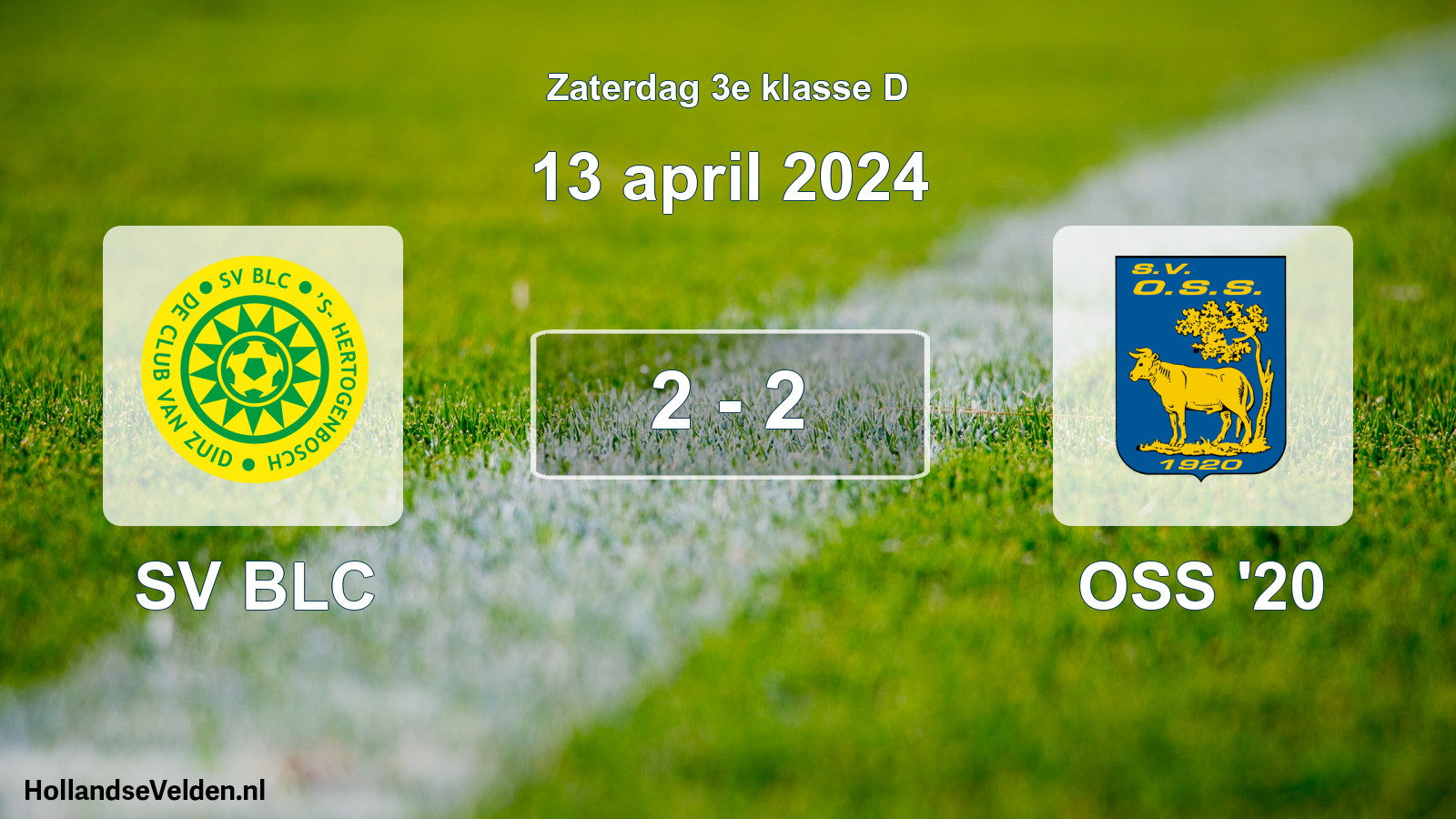 Total number of matches played: SV BLC - OSS '20 2 - 2 (13 April 2024)