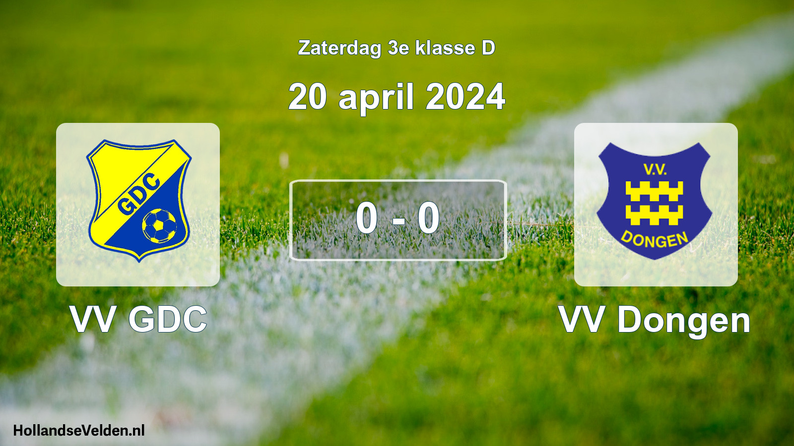 Total number of matches played: VV GDC - VV Dongen 0 - 0 (20 April 2024)