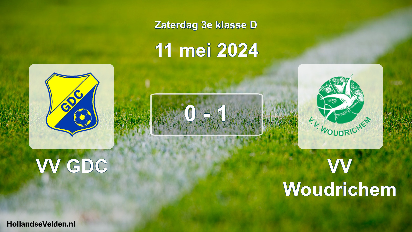 Total number of matches played: VV GDC - VV Woudrichem 0 - 1 (11 May 2024)