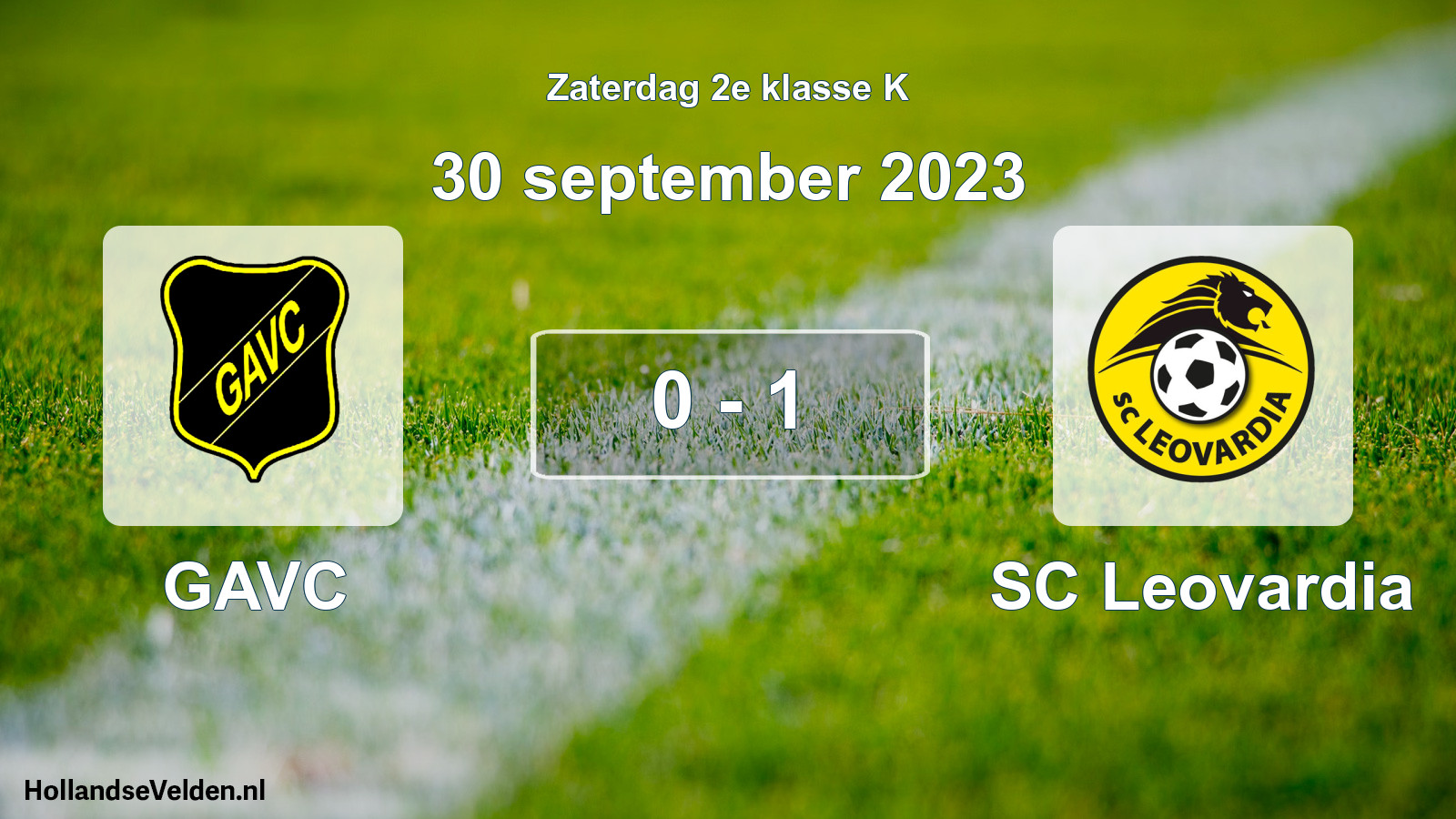 Total number of matches played: GAVC - SC Leovardia 0 - 1 (30 September 2023)