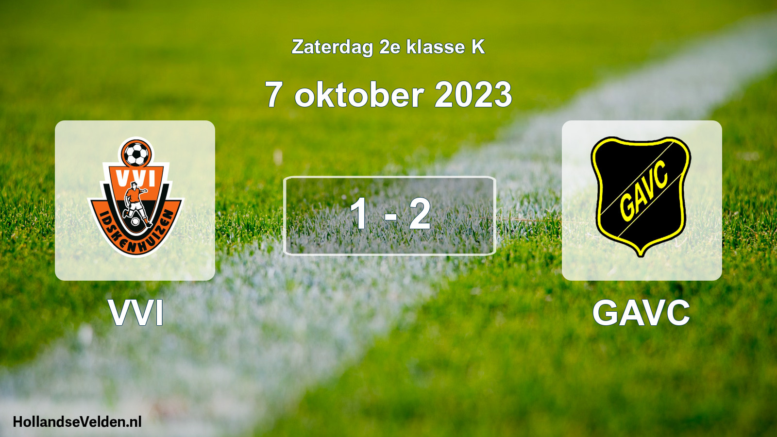Total number of matches played: VVI - GAVC 1 - 2 (7 October 2023)