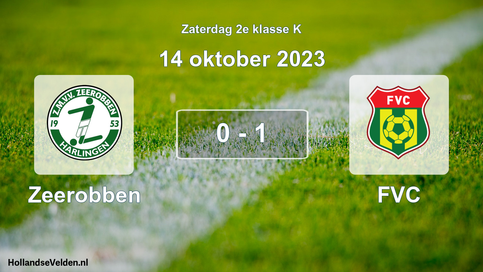 Total number of matches played: Zeerobben - FVC 0 - 1 (14 October 2023)