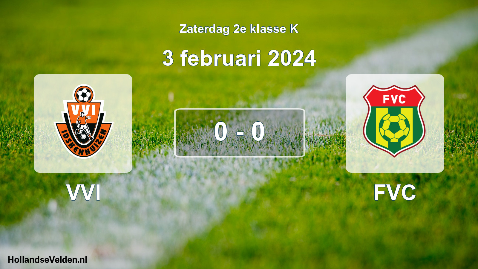 Total number of matches played: VVI - FVC 0 - 0 (3 February 2024)