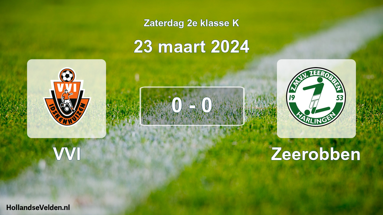 Total number of matches played: VVI - Zeerobben 0 - 0 (23 March 2024)