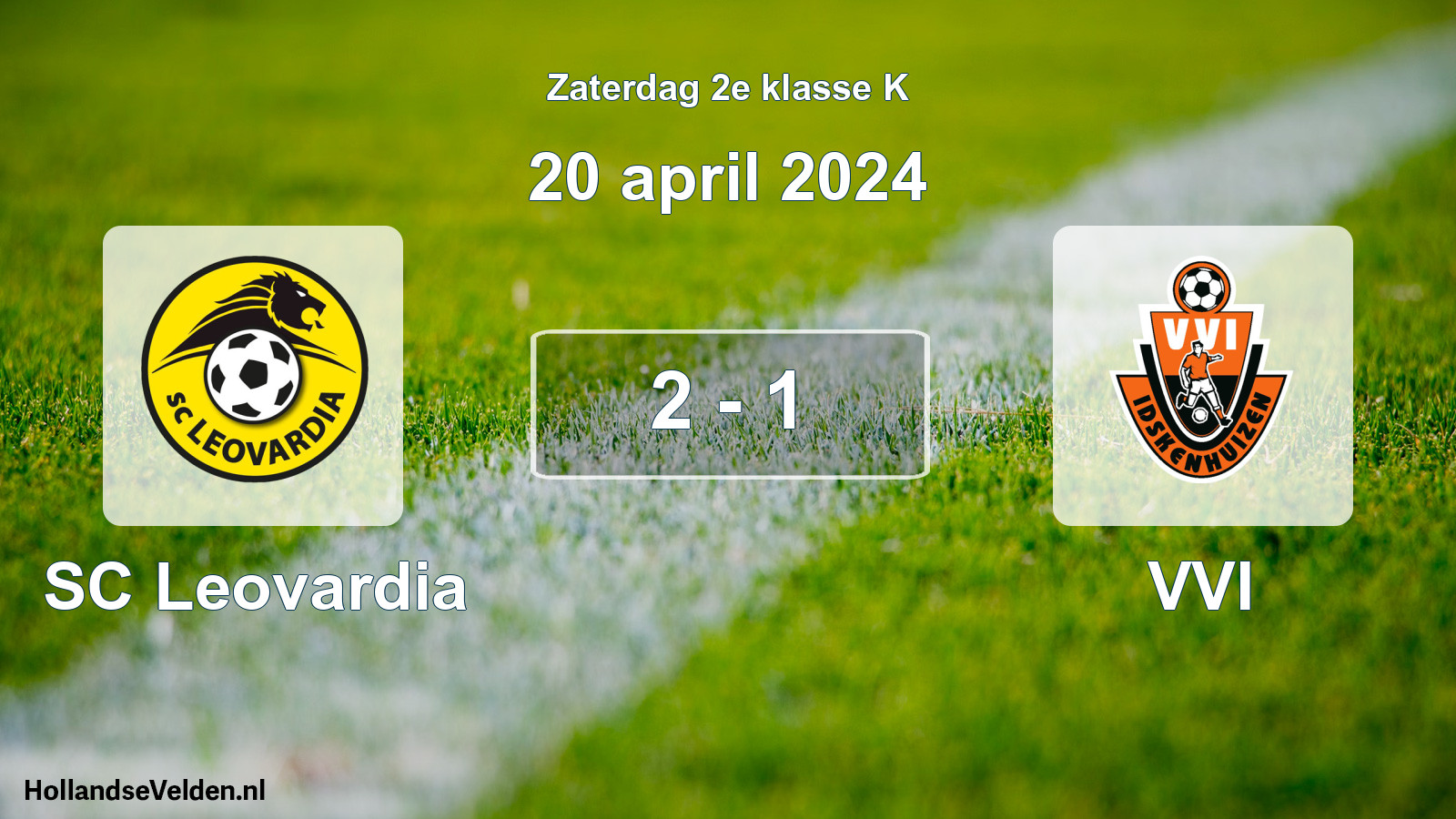 Total number of matches played: SC Leovardia - VVI 2 - 1 (20 April 2024)
