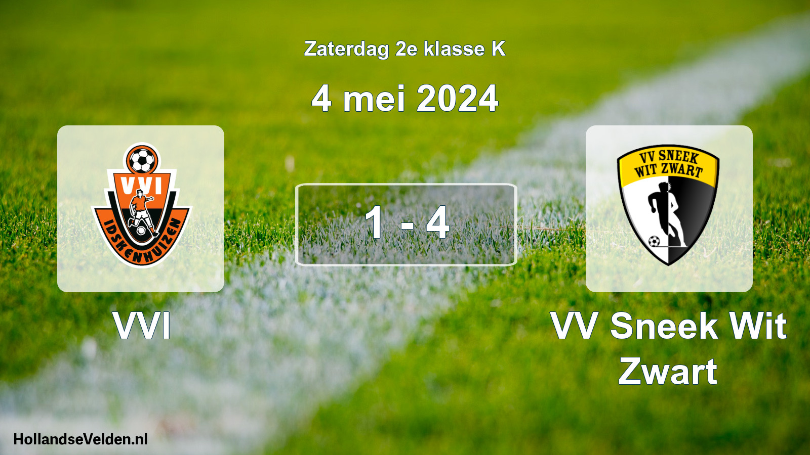 Total number of matches played: VVI - VV Sneek Wit Zwart 1 - 4 (4 May 2024)