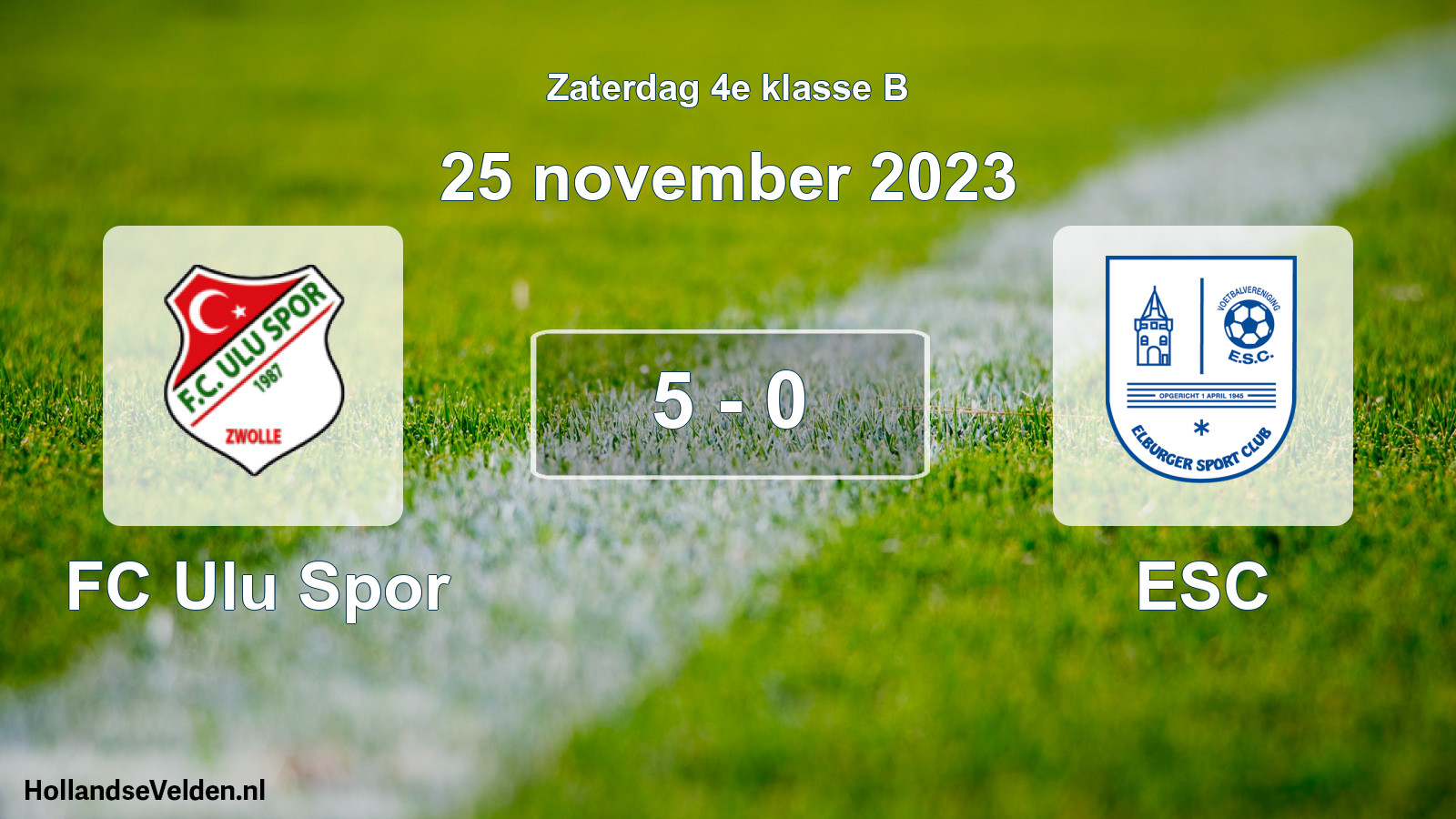 Total number of matches played: FC Ulu Spor - ESC 5 - 0 (25 November 2023)