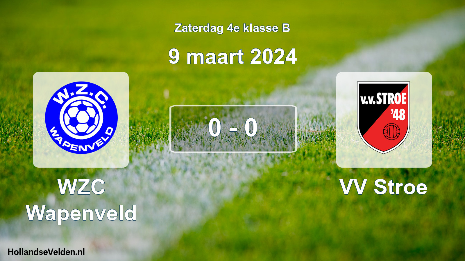 Total number of matches played: WZC Wapenveld - VV Stroe 0 - 0 (9 March 2024)