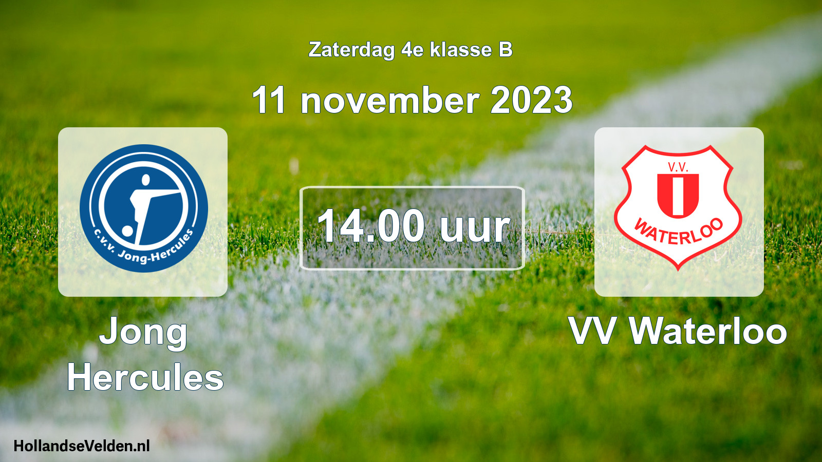 Scheduled Match: Jong Hercules - VV Waterloo (11 November 2023)