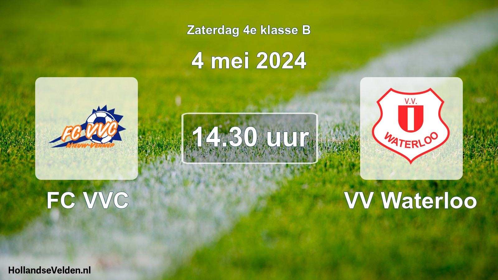 Scheduled Match: FC VVC - VV Waterloo (4 May 2024)