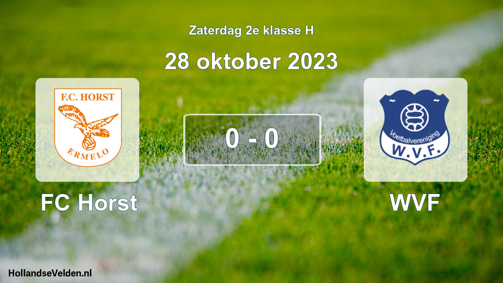 Total number of matches played: FC Horst - WVF 0 - 0 (28 October 2023)