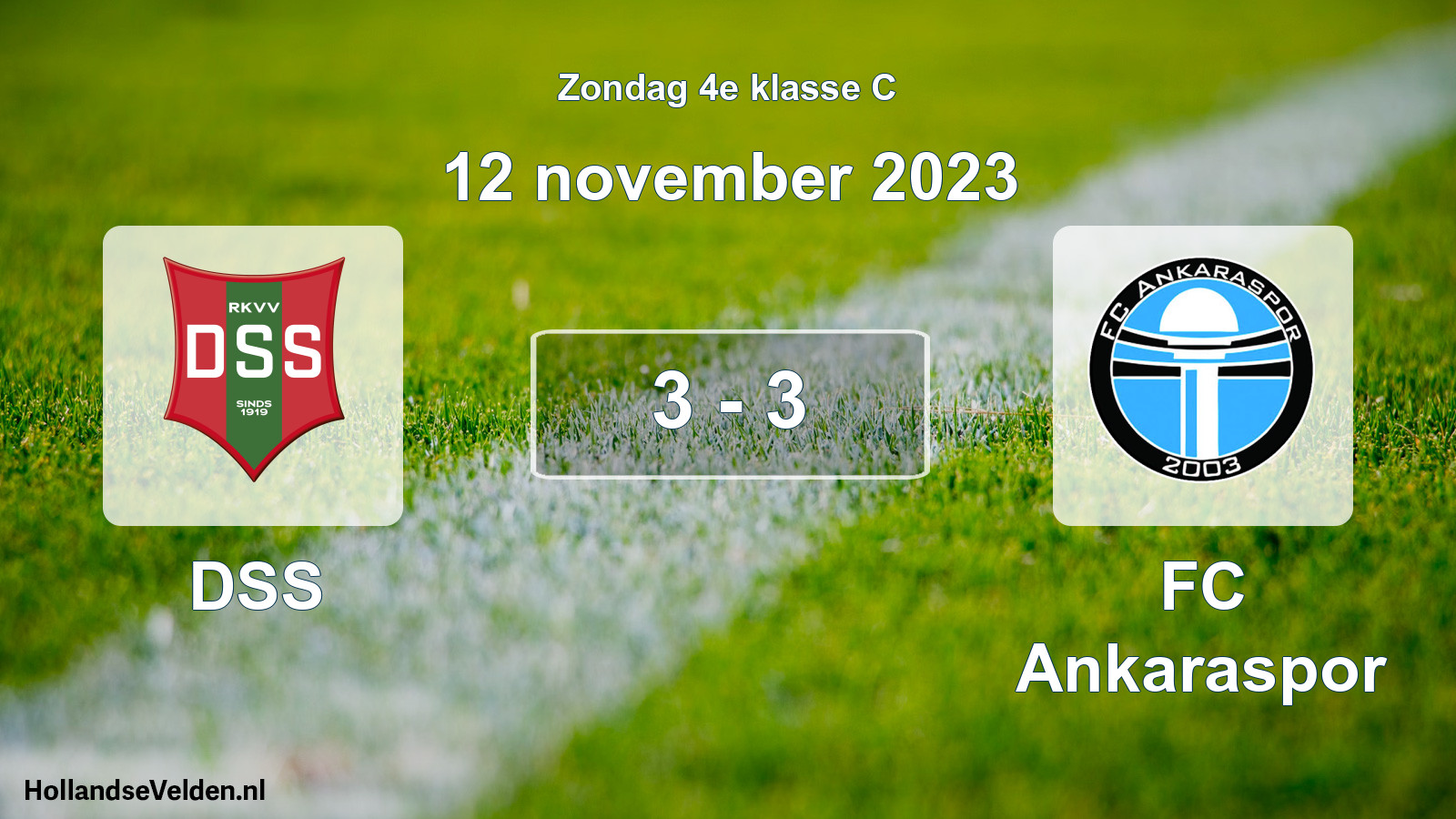 Total number of matches played: DSS - FC Ankaraspor 3 - 3 (12 November 2023)
