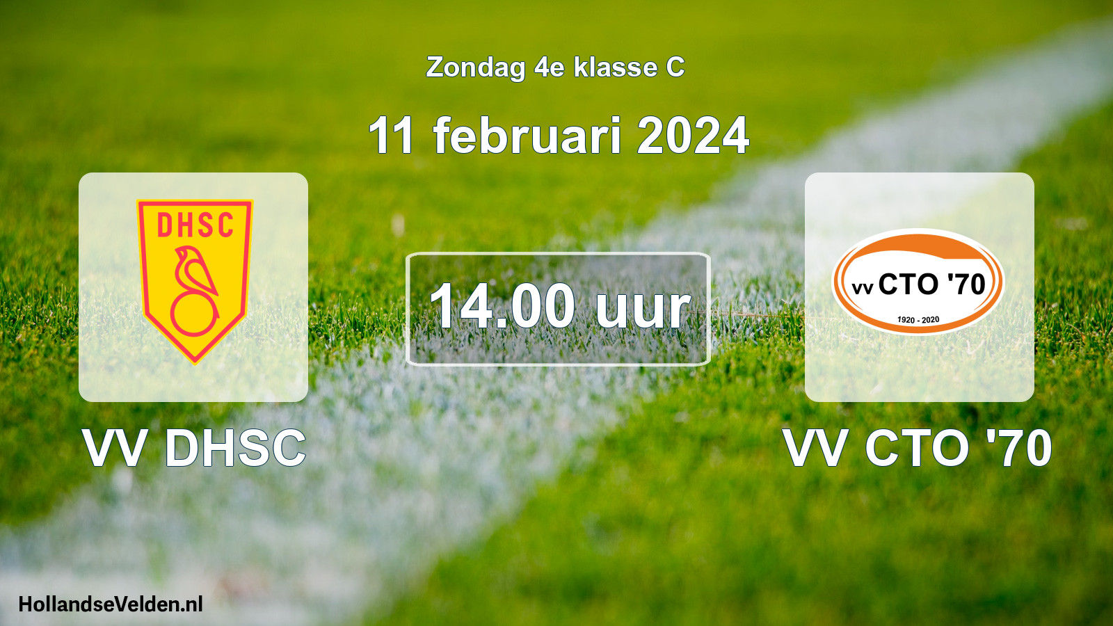 Scheduled Match: VV DHSC - VV CTO '70 (11 February 2024)