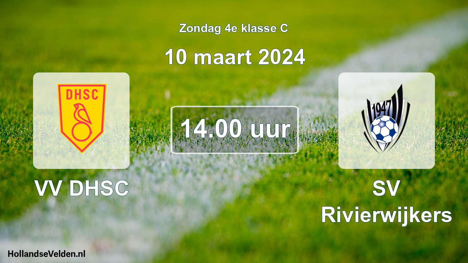 Scheduled Match: VV DHSC - SV Rivierwijkers (10 March 2024)