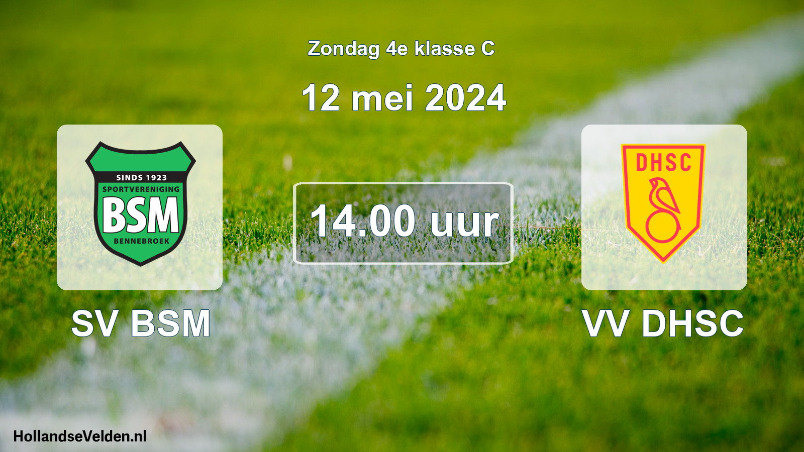 Scheduled Match: SV BSM - VV DHSC (12 May 2024)