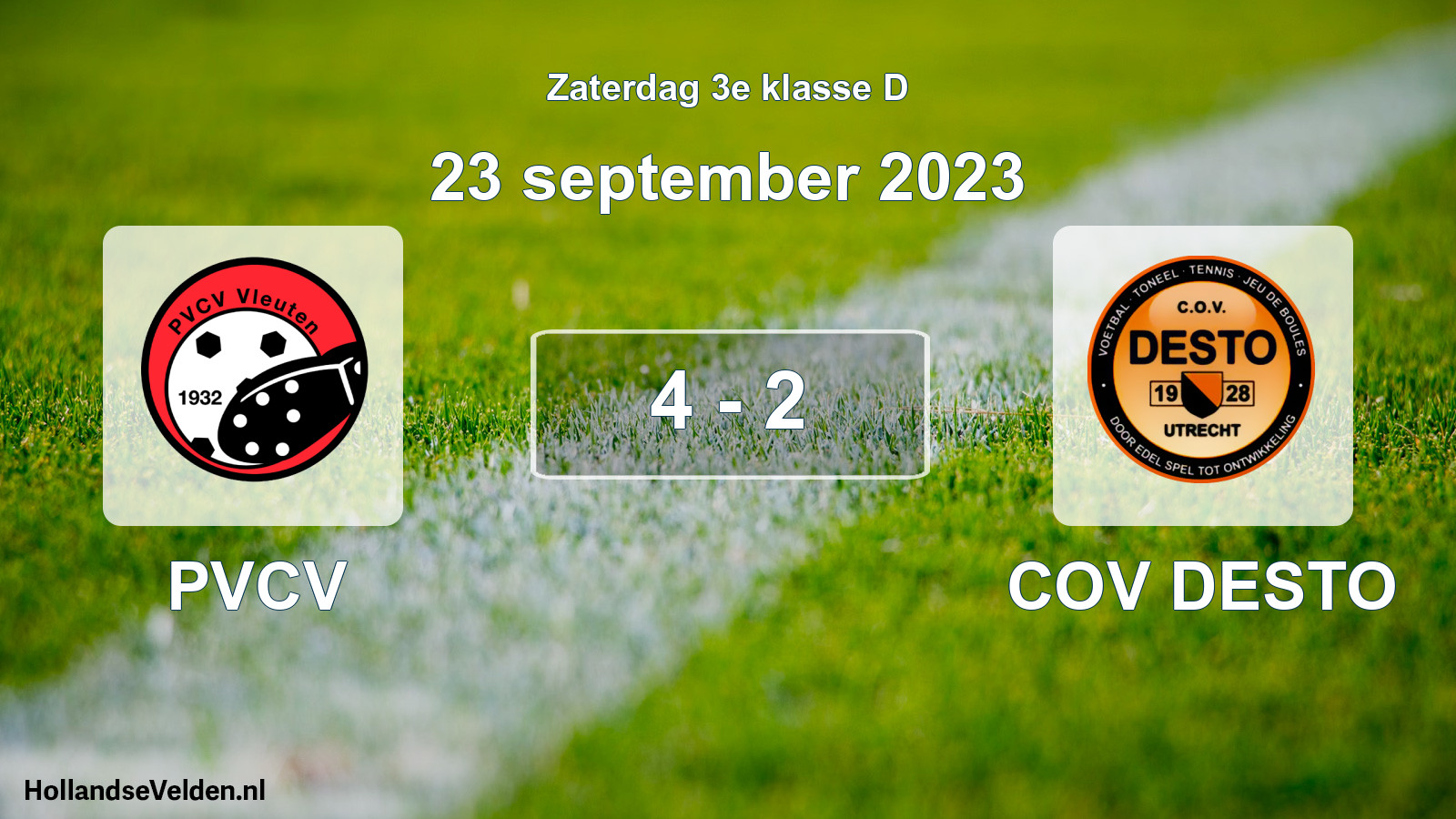 Total number of matches played: PVCV - COV DESTO 4 - 2 (23 September 2023)