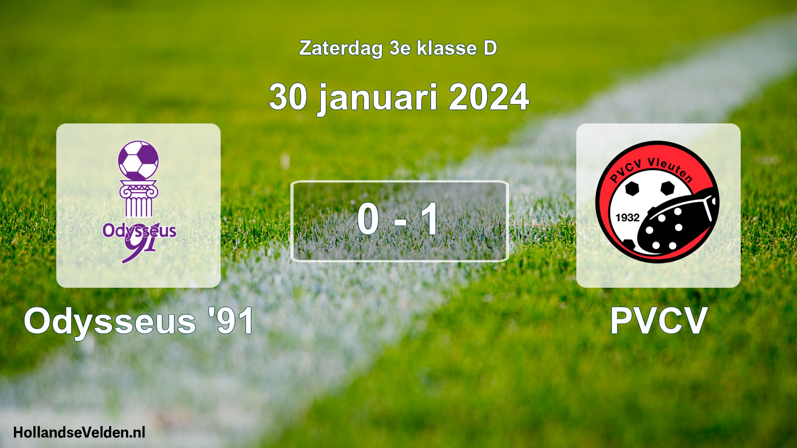 Total number of matches played: Odysseus '91 - PVCV 0 - 1 (30 January 2024)